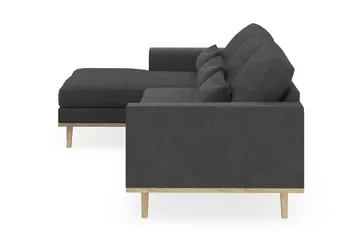 Copenhagen 4-sits Vänstervänd L-formad Divansoffa i Manchester - Mörkgrå - Products - Möbler - Soffa - Divansoffa & schäslongsoffa - 4 sits soffa med divan
