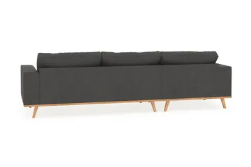 Copenhagen 4-sits Vänstervänd L-formad Divansoffa i Manchester - Mörkgrå - Products - Möbler - Soffa - Divansoffa & schäslongsoffa - 4 sits soffa med divan