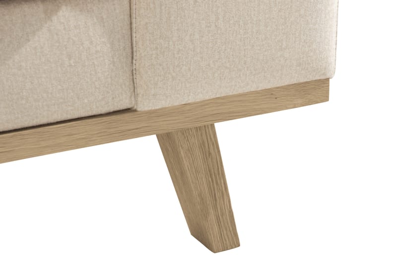 Copenhagen 4-sits Vänstervänd L-formad Divansoffa i Sammet - Beige - Products - Möbler - Soffa - Divansoffa & schäslongsoffa - 4 sits soffa med divan