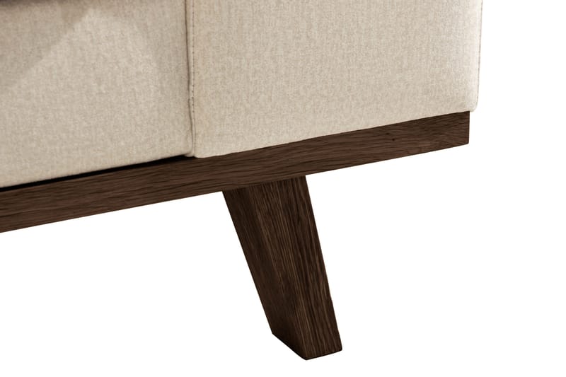 Copenhagen 4-sits Vänstervänd L-formad Divansoffa i Sammet - Beige - Products - Möbler - Soffa - Divansoffa & schäslongsoffa - 4 sits soffa med divan