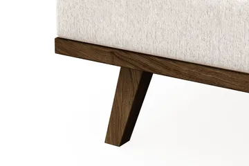 Copenhagen 4-sits Vänstervänd L-formad Divansoffa i Sammet - Krämvit - Products - Möbler - Soffa - Divansoffa & schäslongsoffa - 4 sits soffa med divan