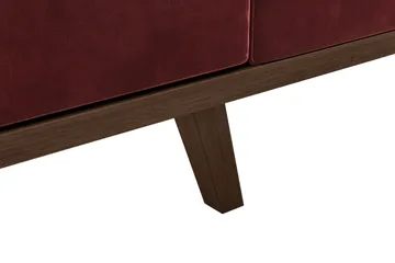 Copenhagen 4-sits Vänstervänd L-formad Divansoffa i Sammet - Lila - Products - Möbler - Soffa - Divansoffa & schäslongsoffa - 4 sits soffa med divan