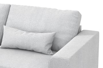 Copenhagen 4-sits Vänstervänd L-formad Schäslongsoffa i Tyg - Ljusgrå - Products - Möbler - Soffa - Divansoffa & schäslongsoffa - 4 sits soffa med divan