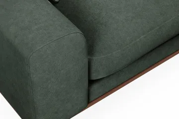 Copenhagen Premium 4-sits Högervänd L-formad Djup Schäslongsoffa i Tyg - Grön - Products - Möbler - Soffa - Divansoffa & schäslongsoffa - 4 sits soffa med divan