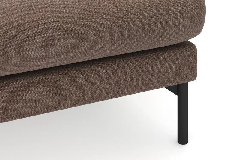 Menard 3-sits Högervänd L-formad Divansoffa i Tyg - Brun - Products - Möbler - Soffa - Divansoffa & schäslongsoffa - 3 sits soffa med divan