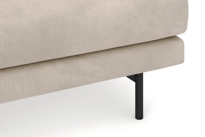 Menard 4-sits Vänstervänd L-formad Divansoffa i Manchester - Greige - Products - Möbler - Soffa - Divansoffa & schäslongsoffa - 4 sits soffa med divan