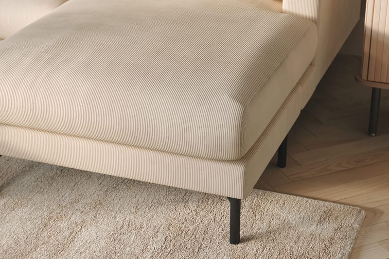 Menard 4-sits Vänstervänd Stor U-formad Djup Large Soffa med Divan och Schäslong i Manchester - Beige - Products - Möbler - Soffa - Divansoffa & schäslongsoffa - 4 sits soffa med divan