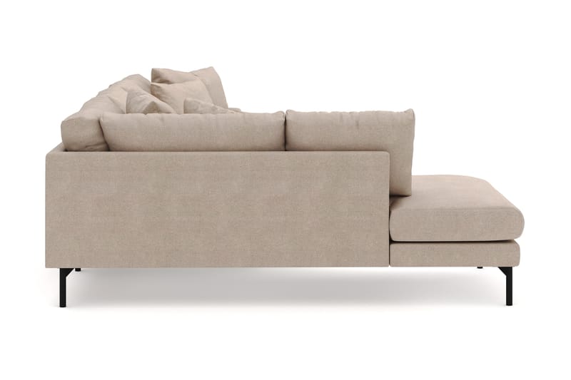 Menard 4-sits Vänstervänd Stor U-formad Djup Large Soffa med Divan och Schäslong i Tyg - Beige - Products - Möbler - Soffa - Divansoffa & schäslongsoffa - 4 sits soffa med divan