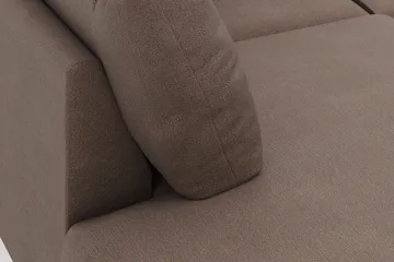 Menard 4-sits Vänstervänd Stor U-formad Djup Large Soffa med Divan och Schäslong i Tyg - Brun - Products - Möbler - Soffa - Divansoffa & schäslongsoffa - 4 sits soffa med divan