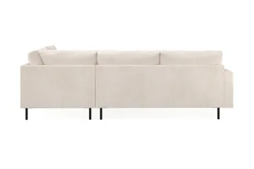 Menard Compact 4-sits Högervänd L-formad Schäslongsoffa i Manchester - Beige - Products - Möbler - Soffa - Divansoffa & schäslongsoffa - 4 sits soffa med divan