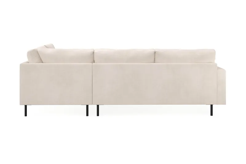 Menard Compact 4-sits Högervänd L-formad Schäslongsoffa i Manchester - Beige - Products - Möbler - Soffa - Divansoffa & schäslongsoffa - 4 sits soffa med divan