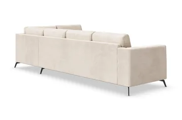 Ocean Lyx 4-sits Högervänd L-formad Schäslongsoffa i Manchester - Beige - Products - Möbler - Soffa - Divansoffa & schäslongsoffa - 4 sits soffa med divan