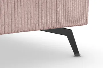 Ocean Lyx 4-sits Högervänd L-formad Schäslongsoffa i Manchester - Rosa - Products - Möbler - Soffa - Divansoffa & schäslongsoffa - 4 sits soffa med divan