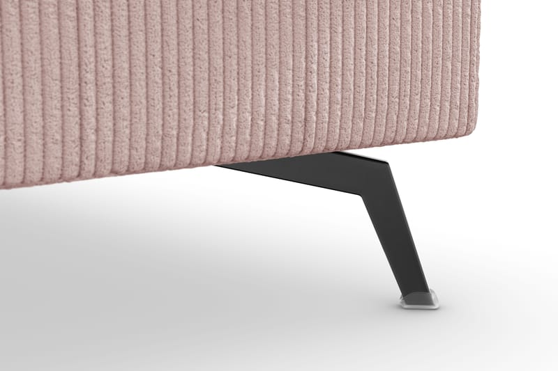 Ocean Lyx 4-sits Högervänd L-formad Schäslongsoffa i Manchester - Rosa - Products - Möbler - Soffa - Divansoffa & schäslongsoffa - 4 sits soffa med divan