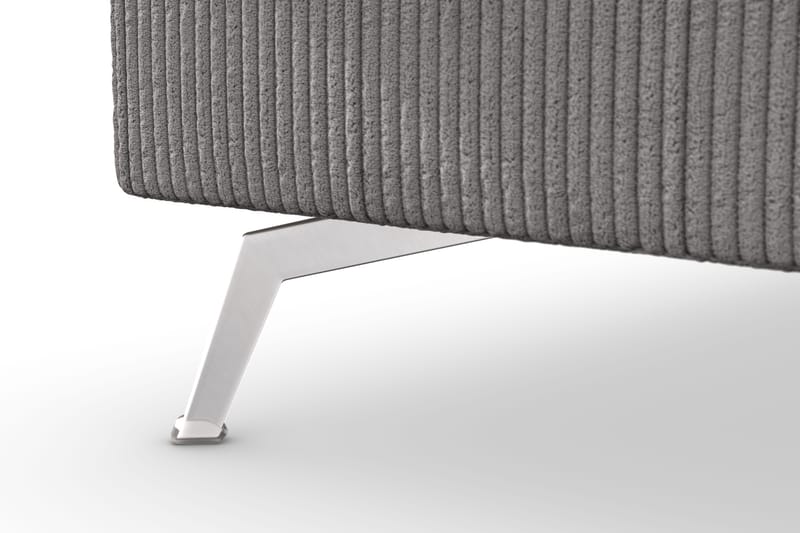 Ocean Lyx 4-sits Vänstervänd L-formad Schäslongsoffa i Manchester - Mörkgrå - Products - Möbler - Soffa - Divansoffa & schäslongsoffa - 4 sits soffa med divan