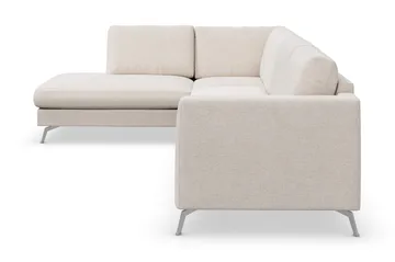 Ocean Lyx 4-sits Vänstervänd L-formad Schäslongsoffa i Tyg - Beige - Products - Möbler - Soffa - Divansoffa & schäslongsoffa - 4 sits soffa med divan