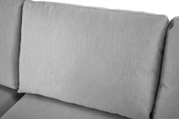 Ocean Lyx 4-sits Vänstervänd L-formad Schäslongsoffa i Tyg - Grå - Products - Möbler - Soffa - Divansoffa & schäslongsoffa - 4 sits soffa med divan
