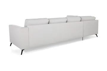 Ocean Lyx 4-sits Vänstervänd L-formad Schäslongsoffa i Tyg - Ljusgrå - Products - Möbler - Soffa - Divansoffa & schäslongsoffa - 4 sits soffa med divan