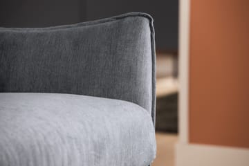 Trend Lyx 3-sits Divansoffa Vänster - Mörkgrå/Svart - Products - Möbler - Soffa - Divansoffa & schäslongsoffa - 4 sits soffa med divan