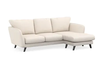 Trend Lyx 3-sits Högervänd L-formad Divansoffa i Manchester - Beige - Products - Möbler - Soffa - Divansoffa & schäslongsoffa - 4 sits soffa med divan