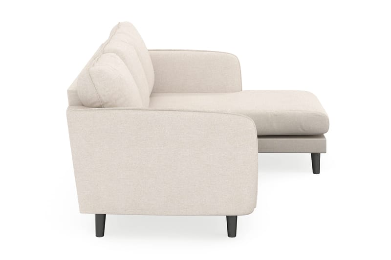 Trend Lyx 3-sits Högervänd L-formad Divansoffa i Tyg - Beige - Products - Möbler - Soffa - Divansoffa & schäslongsoffa - 4 sits soffa med divan