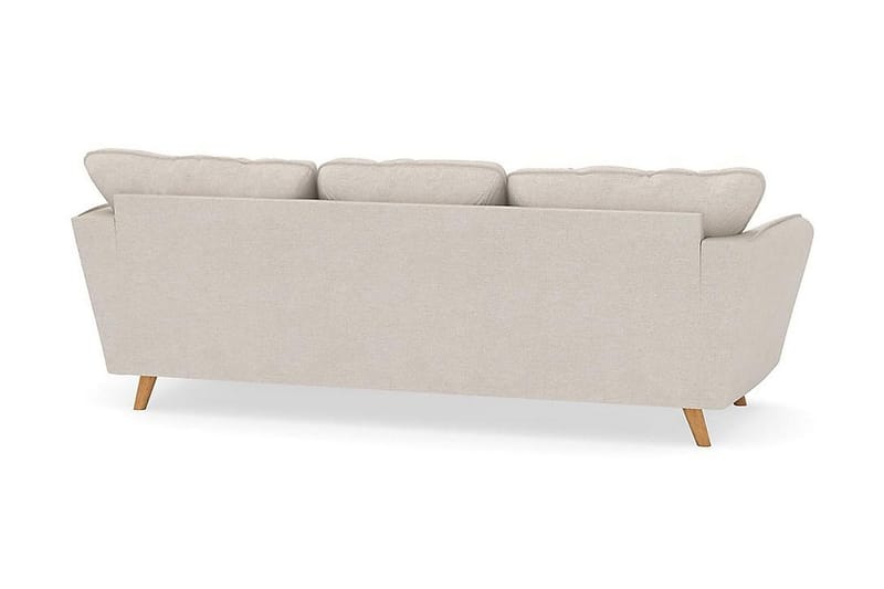 Trend Lyx 3-sits Högervänd L-formad Divansoffa i Tyg - Beige - Products - Möbler - Soffa - Divansoffa & schäslongsoffa - 4 sits soffa med divan