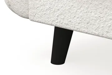 Trend Lyx 3-sits Vänstervänd L-formad Divansoffa i Bouclé - Vit - Products - Möbler - Soffa - Divansoffa & schäslongsoffa - 4 sits soffa med divan