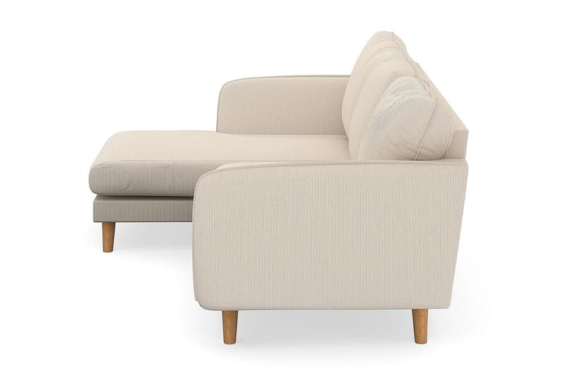 Trend Lyx 3-sits Vänstervänd L-formad Divansoffa i Manchester - Beige - Products - Möbler - Soffa - Divansoffa & schäslongsoffa - 4 sits soffa med divan