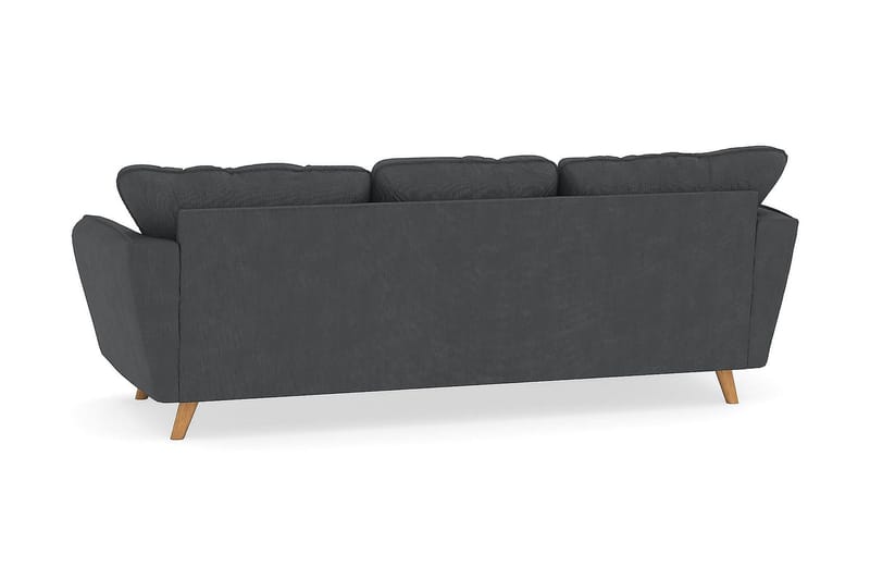 Trend Lyx 3-sits Vänstervänd L-formad Divansoffa i Manchester - Mörkgrå - Products - Möbler - Soffa - Divansoffa & schäslongsoffa - 4 sits soffa med divan