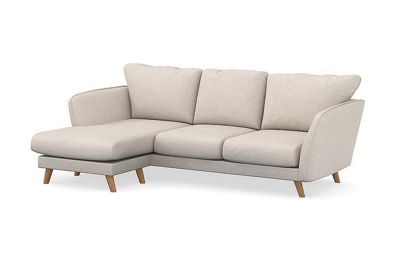 Trend Lyx 3-sits Vänstervänd L-formad Divansoffa i Tyg - Beige - Products - Möbler - Soffa - Divansoffa & schäslongsoffa - 4 sits soffa med divan