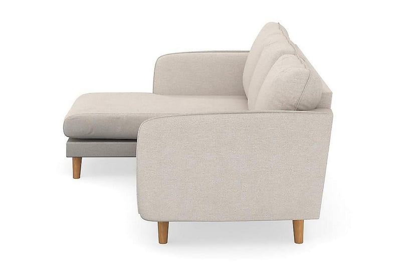 Trend Lyx 3-sits Vänstervänd L-formad Divansoffa i Tyg - Beige - Products - Möbler - Soffa - Divansoffa & schäslongsoffa - 4 sits soffa med divan