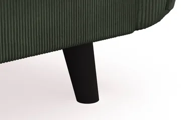 Trend Lyx 4-sits Högervänd L-formad Schäslongsoffa i Manchester - Mörkgrön - Products - Möbler - Soffa - Divansoffa & schäslongsoffa - 4 sits soffa med divan