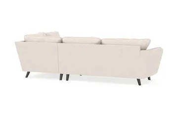 Trend Lyx 4-sits Högervänd L-formad Schäslongsoffa i Tyg - Beige - Products - Möbler - Soffa - Divansoffa & schäslongsoffa - 4 sits soffa med divan