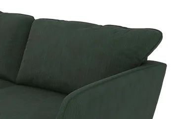 Trend Lyx 4-sits Vänstervänd L-formad Schäslongsoffa i Manchester - Mörkgrön - Products - Möbler - Soffa - Divansoffa & schäslongsoffa - 4 sits soffa med divan