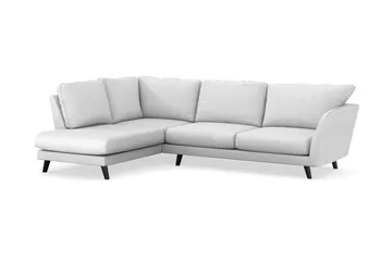 Trend Lyx 4-sits Vänstervänd L-formad Schäslongsoffa i Tyg - Ljusgrå - Products - Möbler - Soffa - Divansoffa & schäslongsoffa - 4 sits soffa med divan
