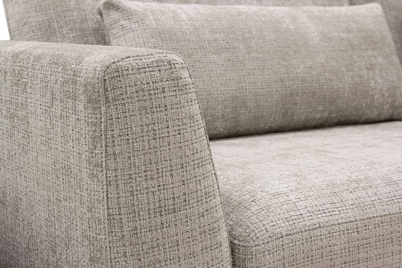 Florenz 3-sits Soffa i Chenille - Grå / Beige - Products - Möbler - Soffa - 3 sits soffa