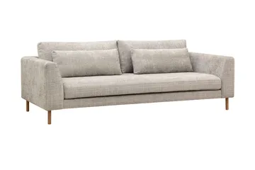 Florenz 3-sits Soffa i Chenille - Grå / Beige - Products - Möbler - Soffa - 3 sits soffa