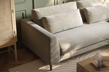 Florenz 3-sits Soffa i Chenille - Grå / Beige - Products - Möbler - Soffa - 3 sits soffa