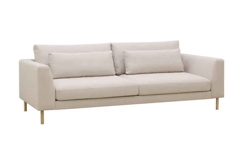 Florenz 3-sits Tygsoffa - Beige - Products - Möbler - Soffa - 3 sits soffa