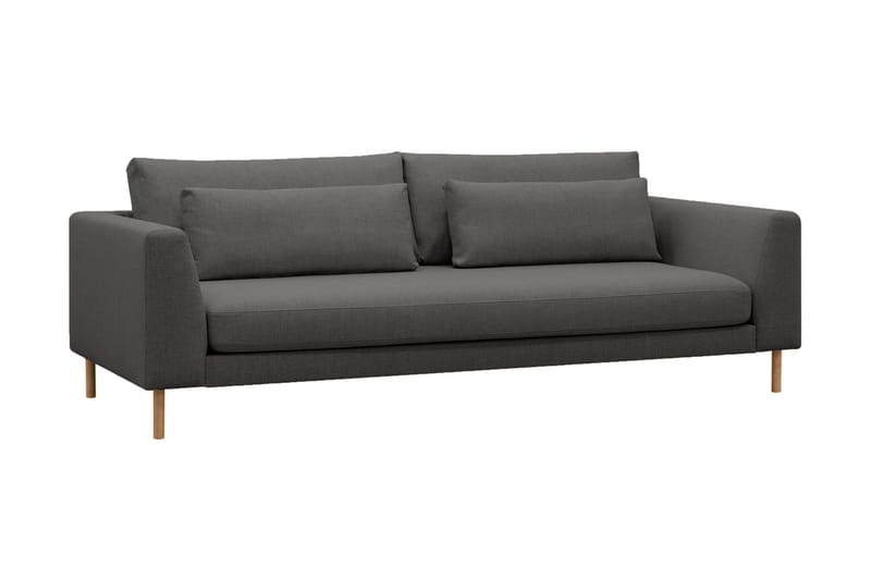 Florenz 3-sits Tygsoffa - Mörkgrå - Products - Möbler - Soffa - 3 sits soffa