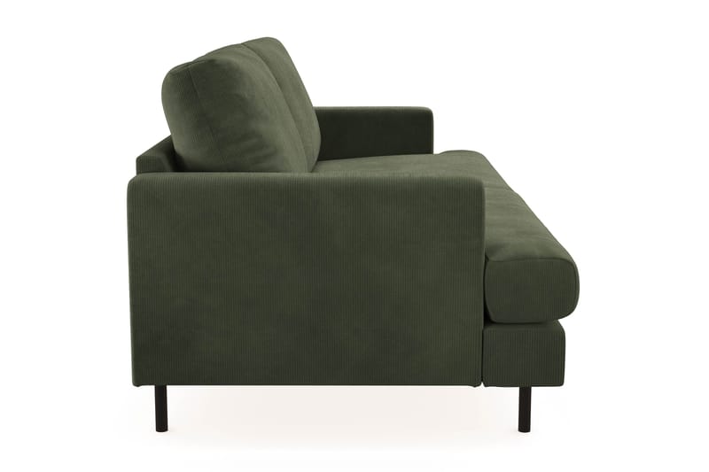 Menard Compact 3-sits Manchestersoffa - Grön - Products - Möbler - Soffa - 3 sits soffa