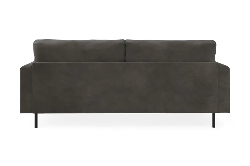 Menard Compact 3-sits Manchestersoffa - Mörkgrå - Products - Möbler - Soffa - 3 sits soffa