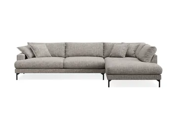 Menard Premium 5-sits Högervänd L-formad Djup Schäslongsoffa i Chenille