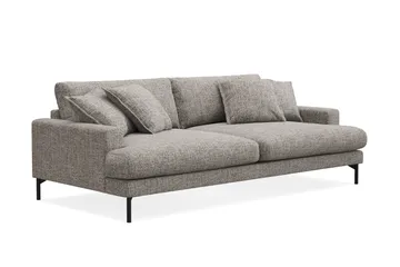 Menard Premium 4-sits Djup Soffa i Chenille - Grå - Products - Möbler - Soffa - 4 sits soffa