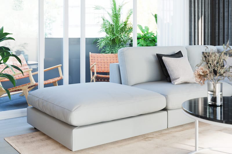 Arken 1-sits Hörnmodul i Tyg - Ljusgrå - Products - Möbler - Soffa - Modulsoffa - Hörnmodul