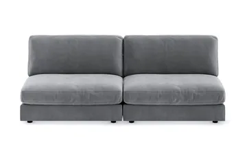 Arken 4-sits Modulsoffa i Sammet - Ljusgrå - Products - Möbler - Soffa - Modulsoffa - Komplett modulsoffa