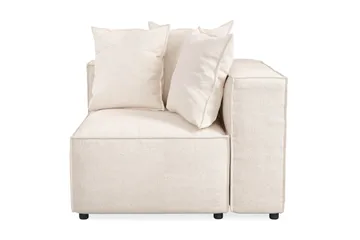 Cubo 1-sits Högermodul i Tyg 108 cm bred - Beige - Products - Möbler - Soffa - Modulsoffa - Övriga moduler till modulsoffa