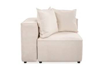 Cubo 1-sits Högermodul i Tyg 108 cm bred - Beige - Products - Möbler - Soffa - Modulsoffa - Övriga moduler till modulsoffa
