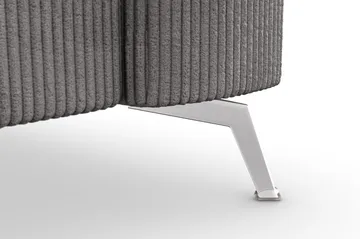 Ocean Lyx 3-sits Manchestersoffa - Mörkgrå - Products - Möbler - Soffa - 3 sits soffa