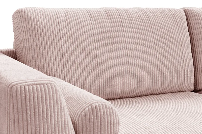 Ocean Lyx 3-sits Manchestersoffa - Rosa - Products - Möbler - Soffa - 3 sits soffa